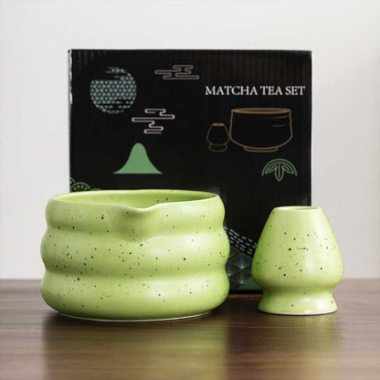 Tea Set Suit Matcha Bowl Gift Box With Mouth