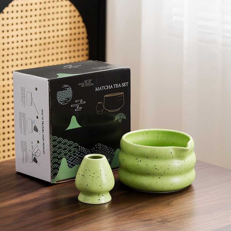 Tea Set Suit Matcha Bowl Gift Box With Mouth