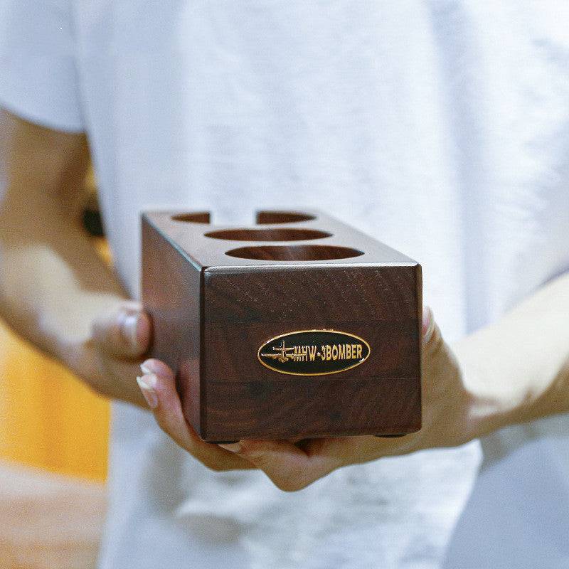 Wooden Handle Rack Coffee Accessories