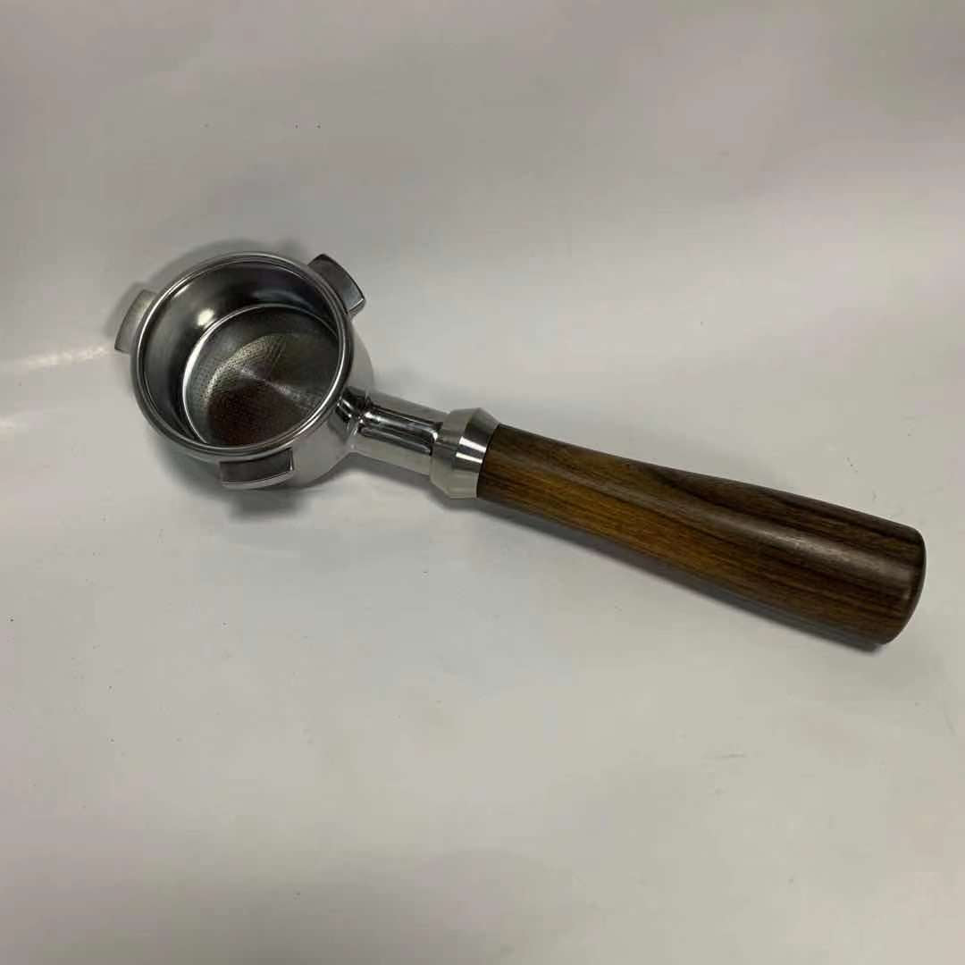 54mm Handle Walnut Bottomless Stainless Steel