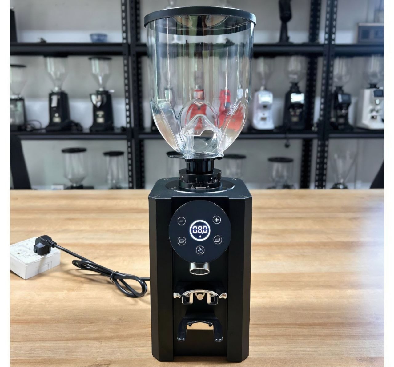 64mm Flat Burr Commercial Coffee Grinder 2026